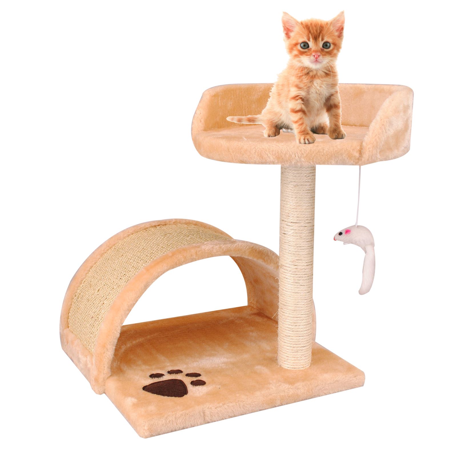Pet Cat Kitten Climbing Tree Play Furniture Scratching Post Bed Rest
