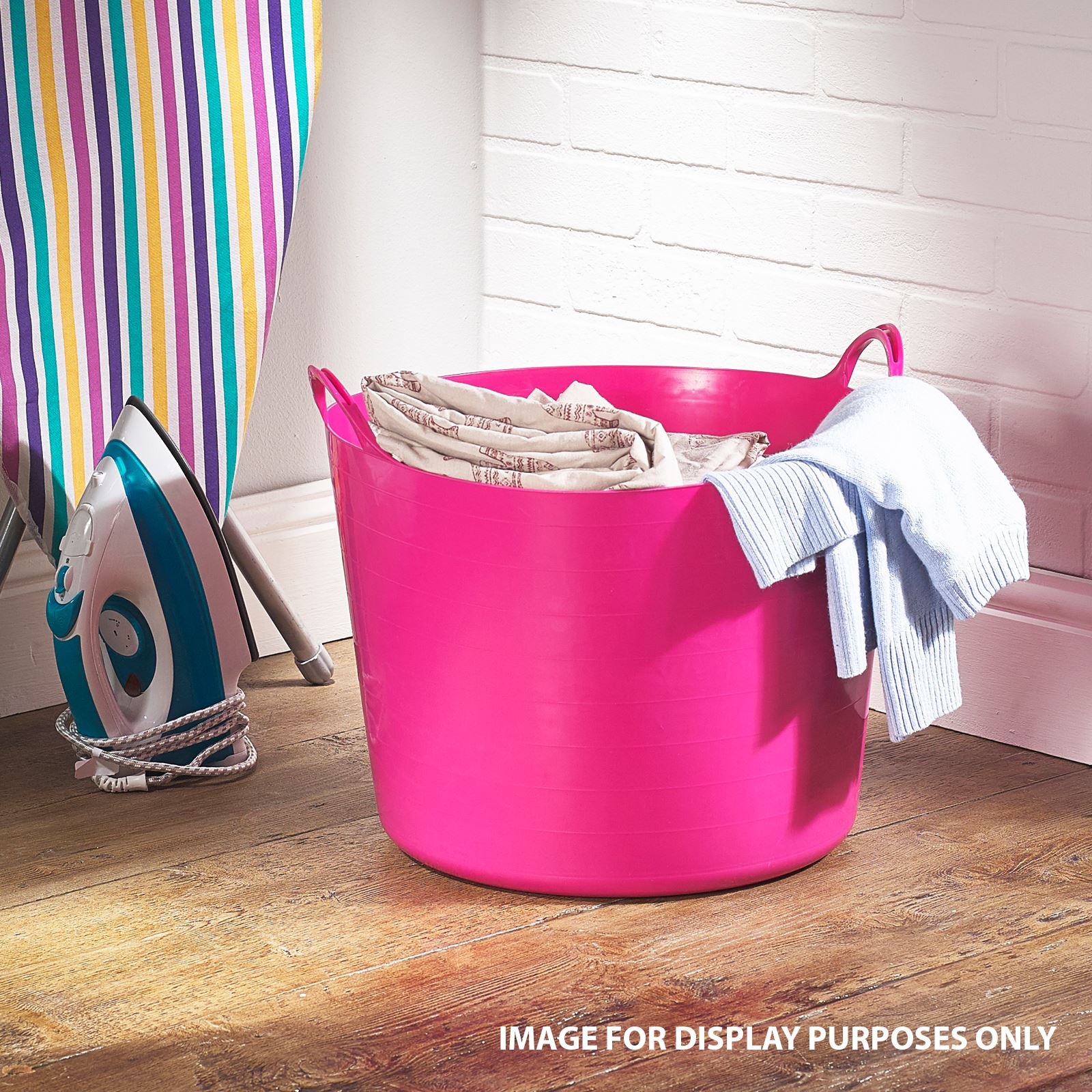 Large 39L Flexi Tub Storage Toy Garden Rubber Organiser Carrying Trug