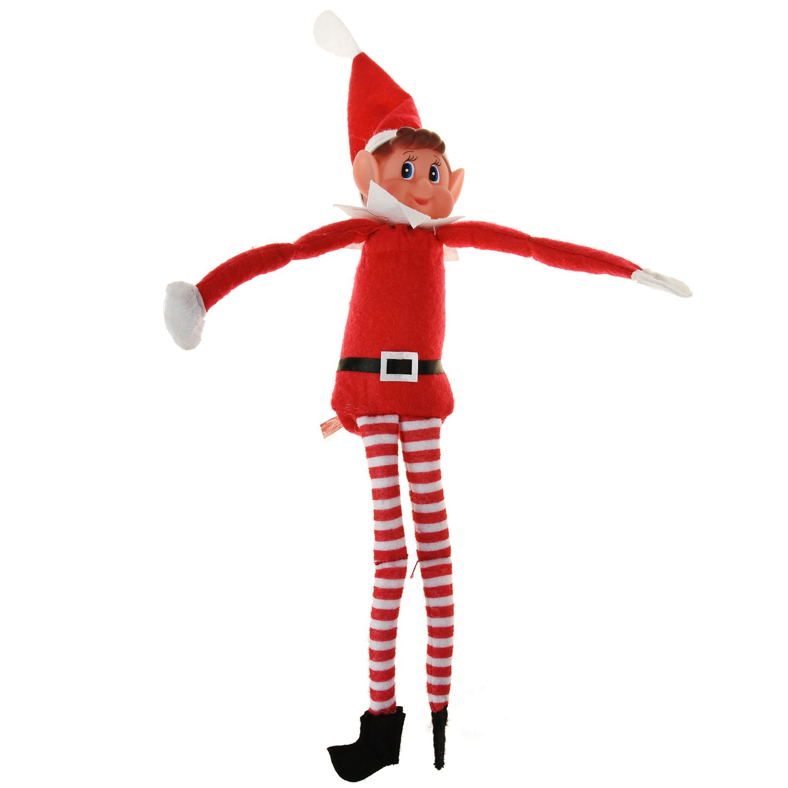 Noël Helper ELF Style Souple Plush Doll Boy Girl Figure Nouveauté de Noël Enfant