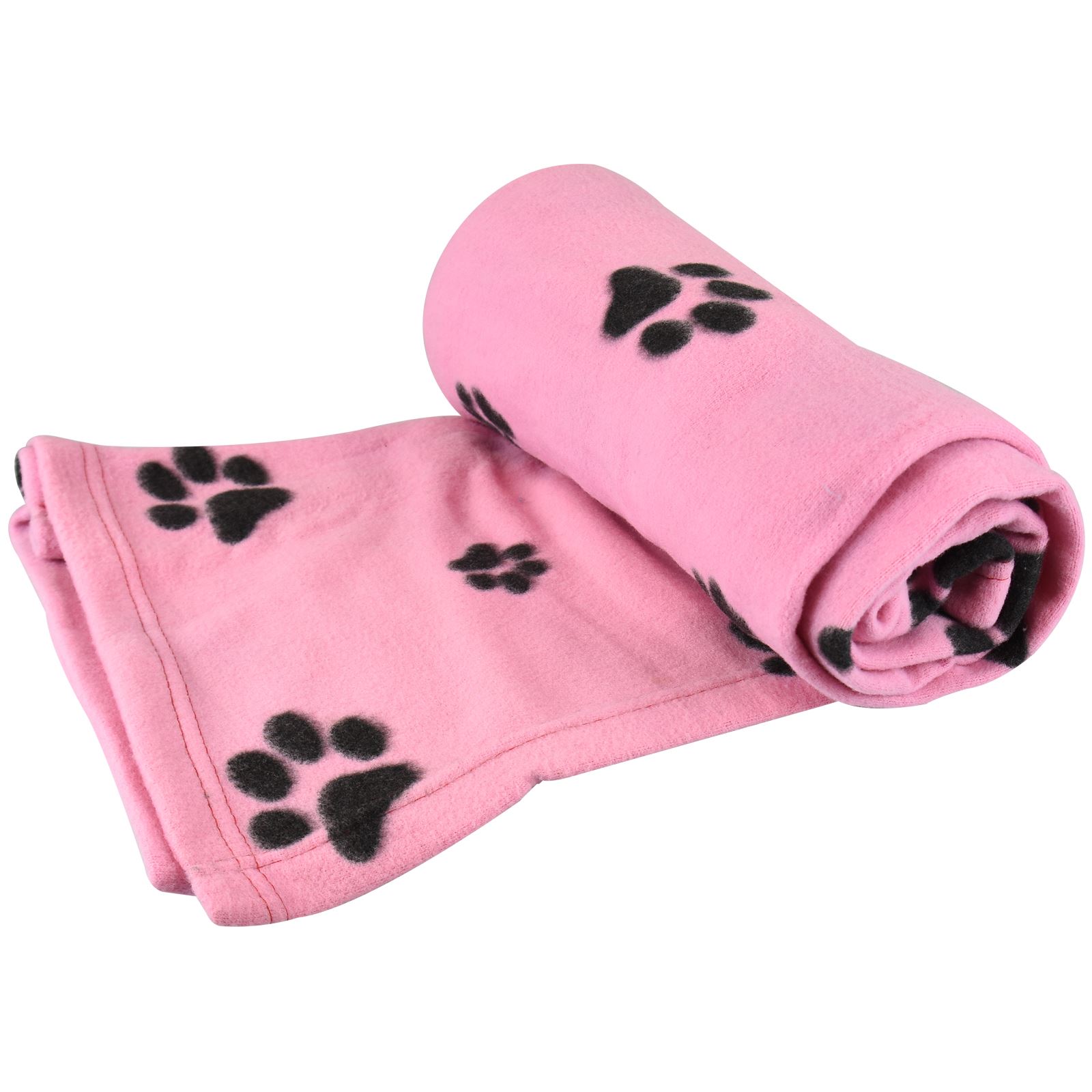 Warm Pet Mat Paw Print Cat Dog Puppy Fleece Soft Blanket Bed Cushion