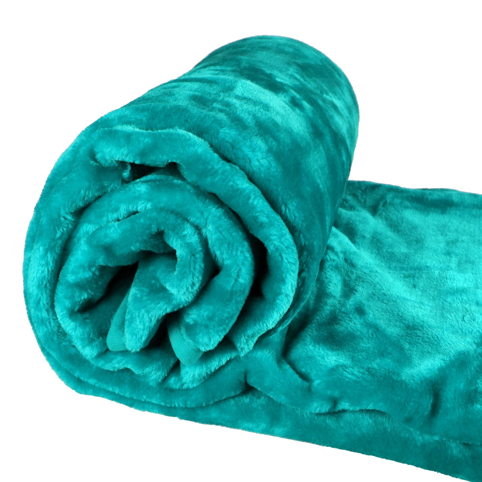 Large Throw Over Bed Sofa Warm Fleece Throw Blanket Soft Luxury 200 x 240cm - Picture 21 of 23