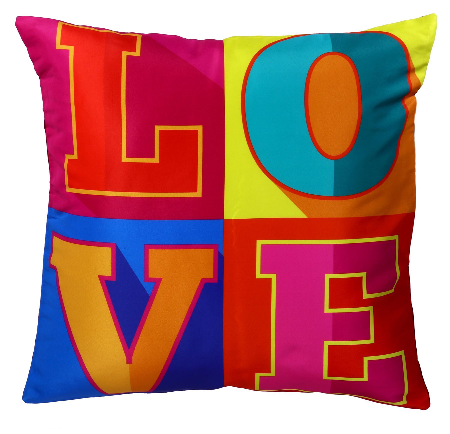 Luxury Cushion Covers Retro Pop Art Design Digital Printed Square