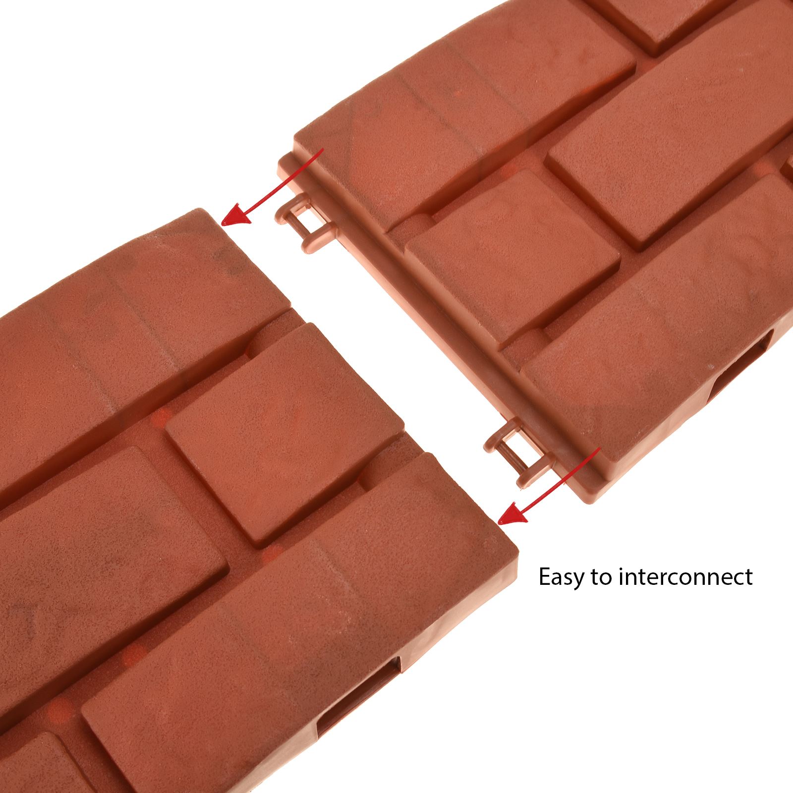 Plastic Hammer In Lawn Border Edging Garden Flexible Interlocking Path