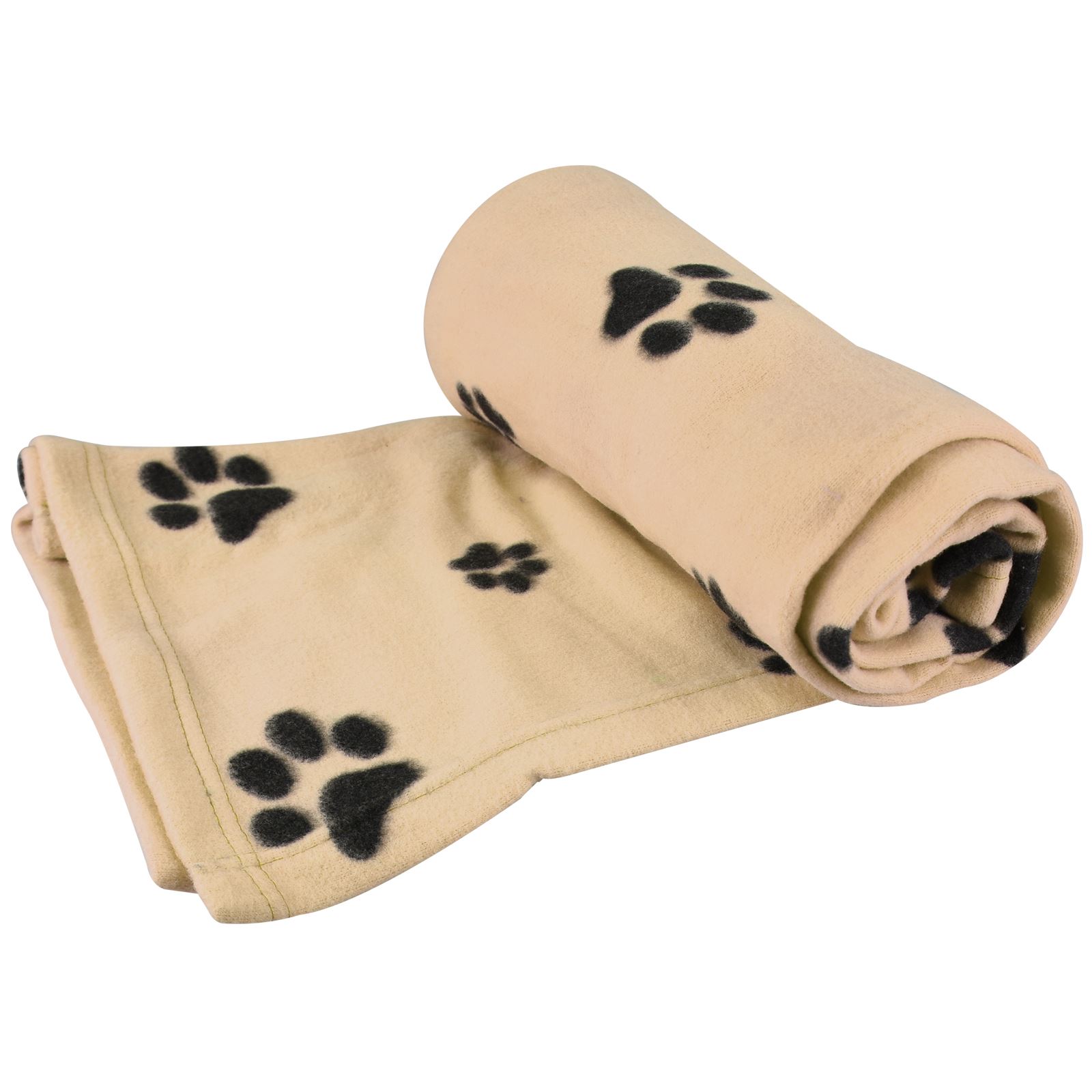 Warm Pet Mat Paw Print Cat Dog Puppy Fleece Soft Blanket Bed Cushion