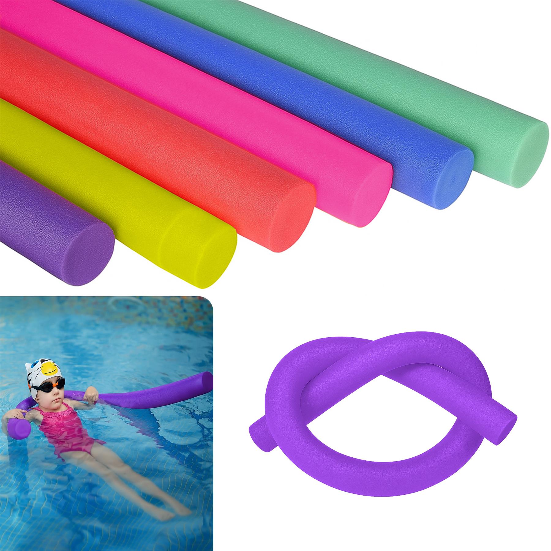 Flexible Swimming Pool Noodle Float Aid Woggle Swim Kids Water Beach Fun Gift - Picture 61 of 112