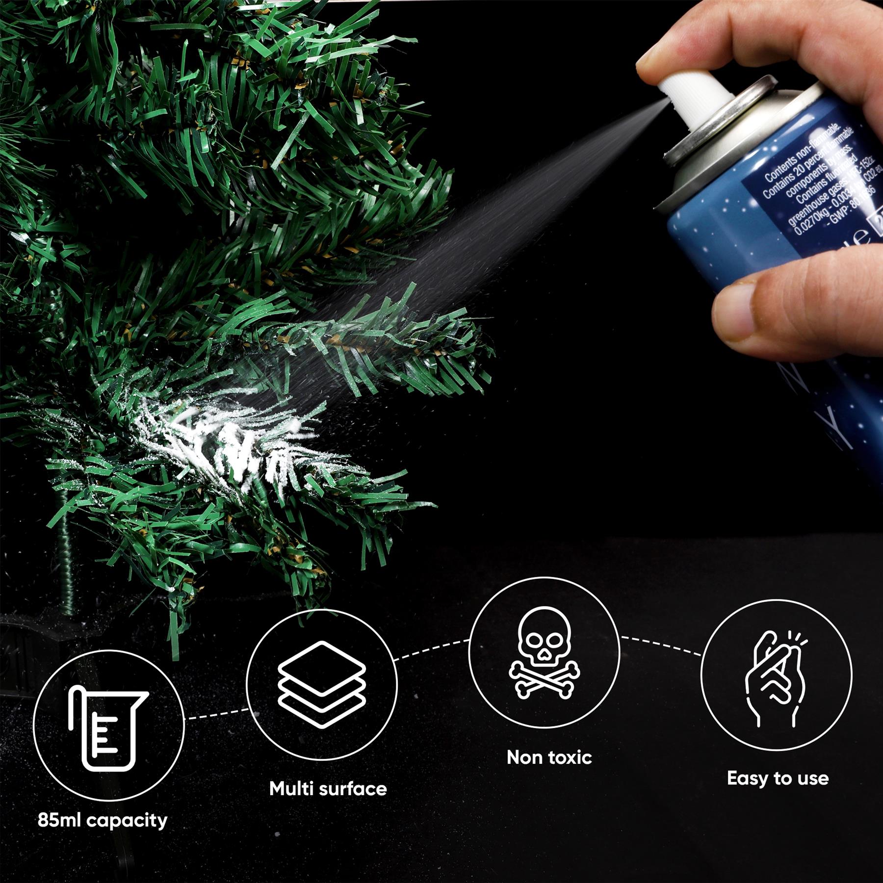 Christmas Artificial Snow Spray Window Sills Xmas Tree Decoration Snow