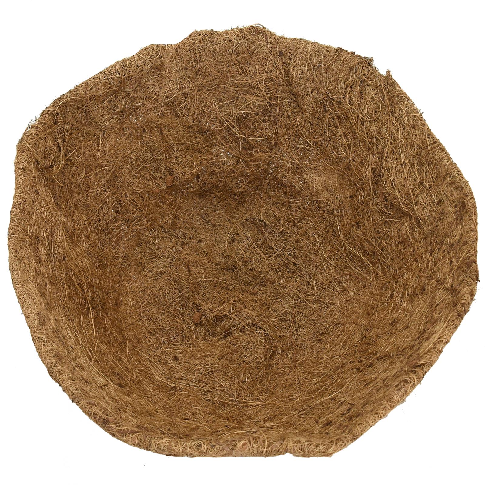 Natural Coconut Garden Hanging Basket Liners Moulded Fibre Decor 12" 14