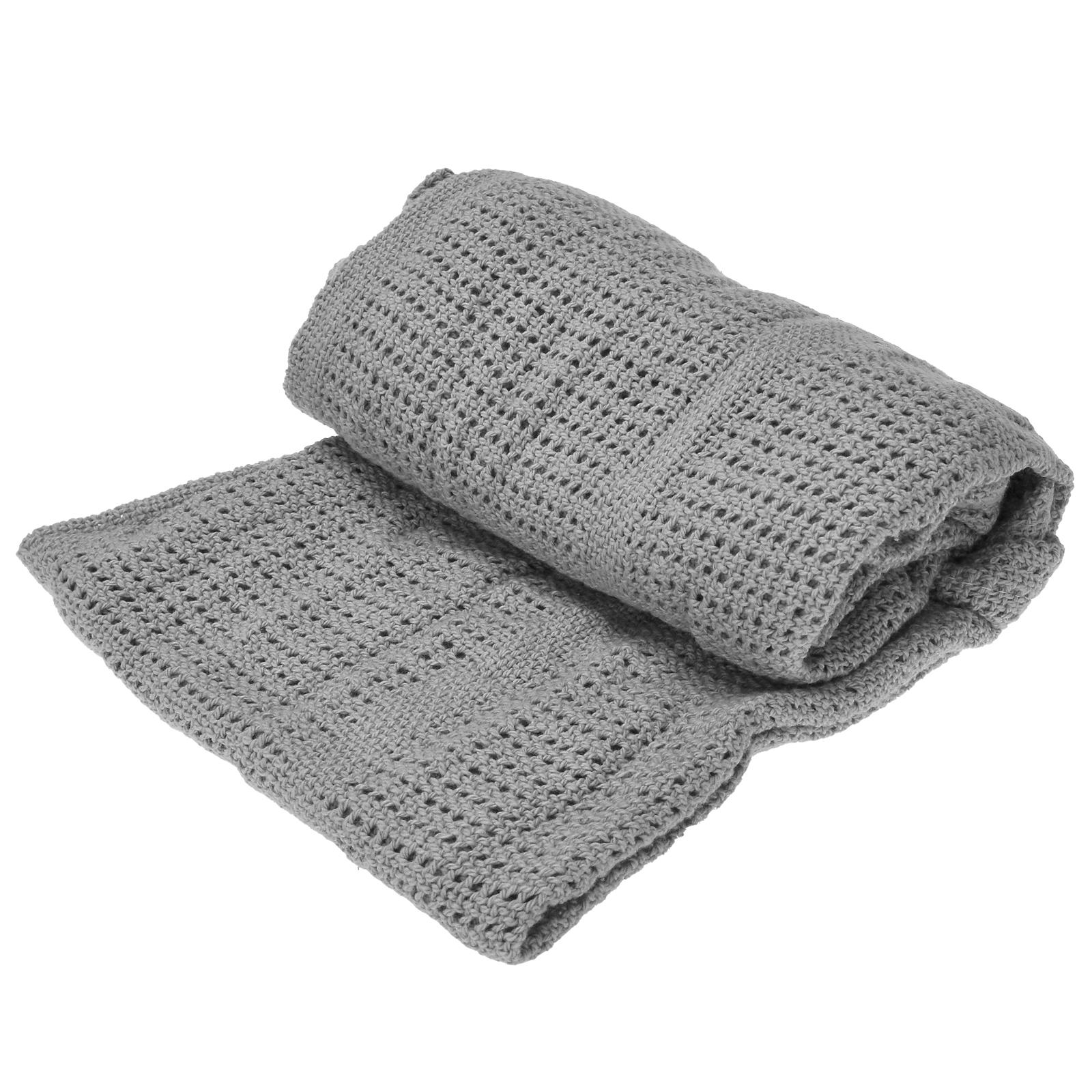 New 100 Cotton Baby Cellular Blanket Pram Cot Bed Moses Basket Crib 70