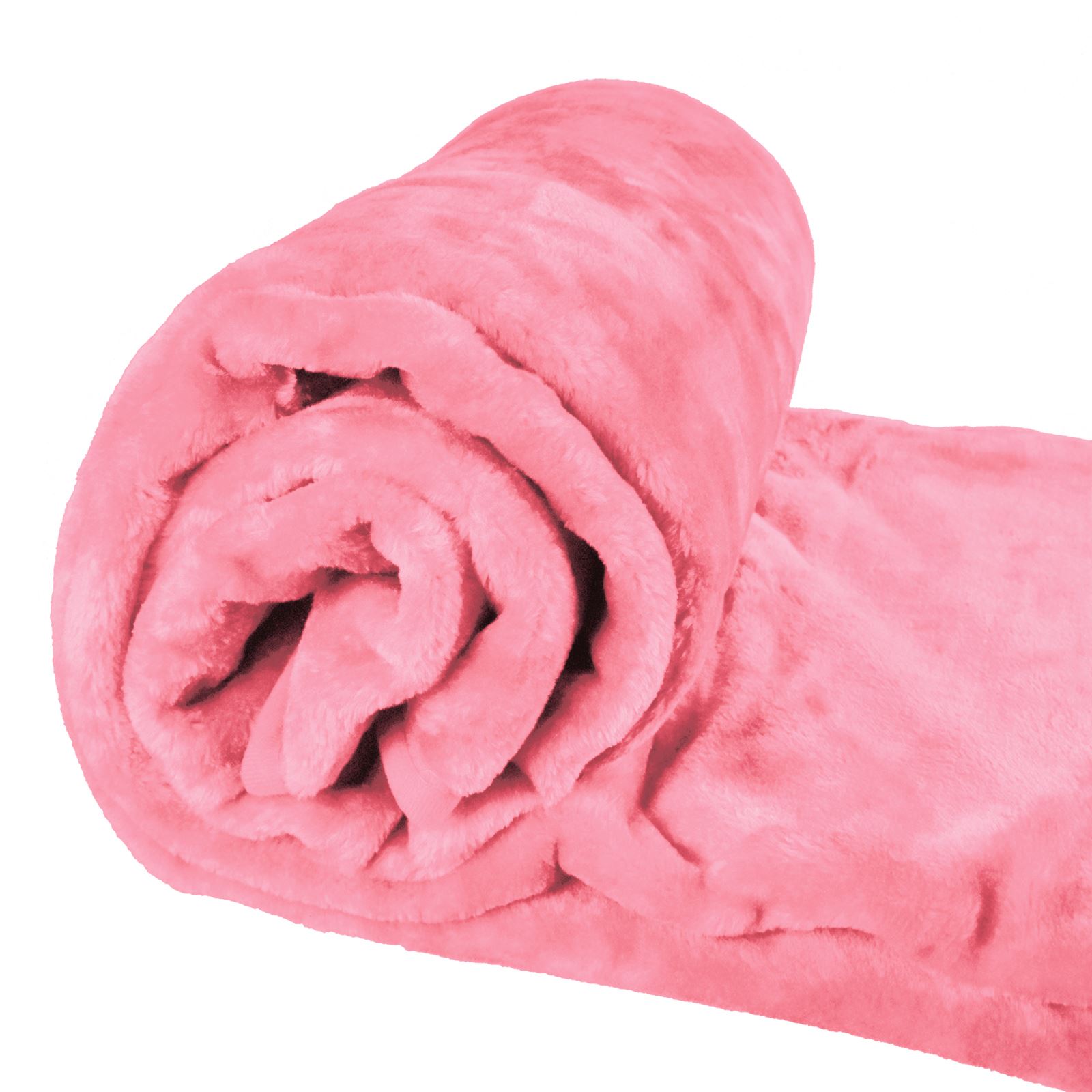 Large Throw Over Bed Sofa Warm Fleece Throw Blanket Soft Luxury 200 x 240cm - Picture 12 of 23