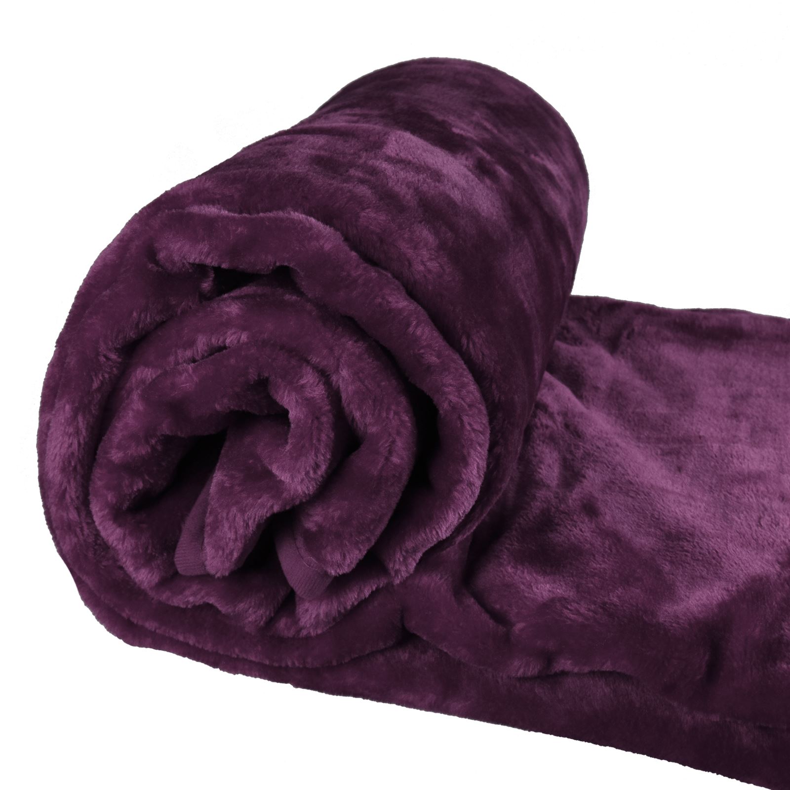 Large Throw Over Bed Sofa Warm Fleece Throw Blanket Soft Luxury 200 x 240cm - Picture 14 of 23