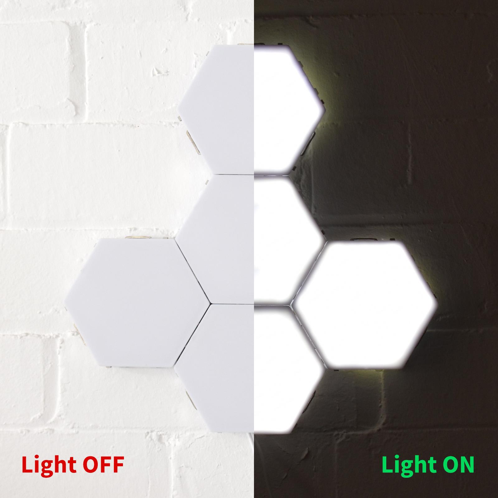 Hexagonal Touch Wall Lights Modular Touch Sensitive Lamp Touch