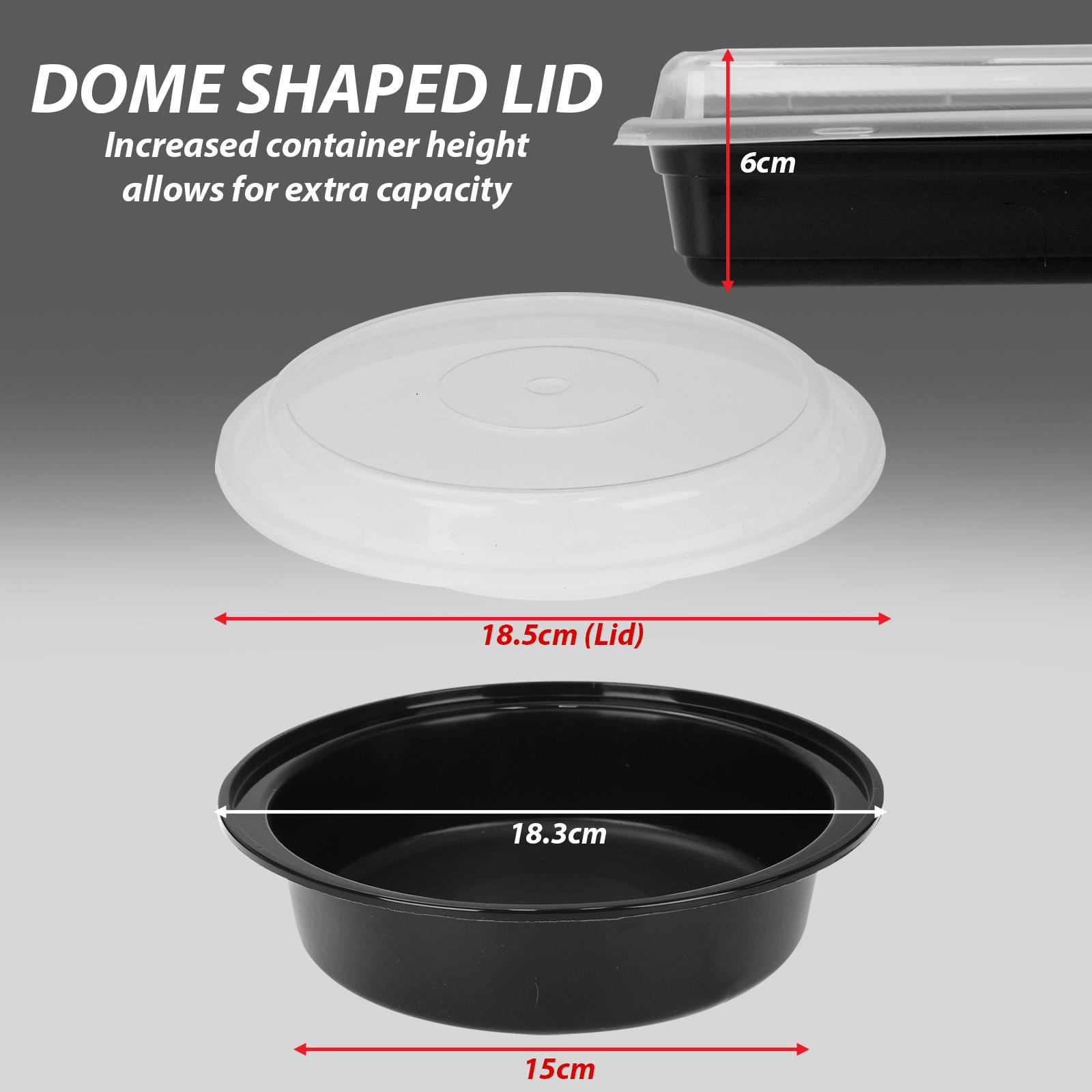 10 Pk Meal Prep Food Container Microwave BPA Free Plastic Lunch Box Stackable eBay