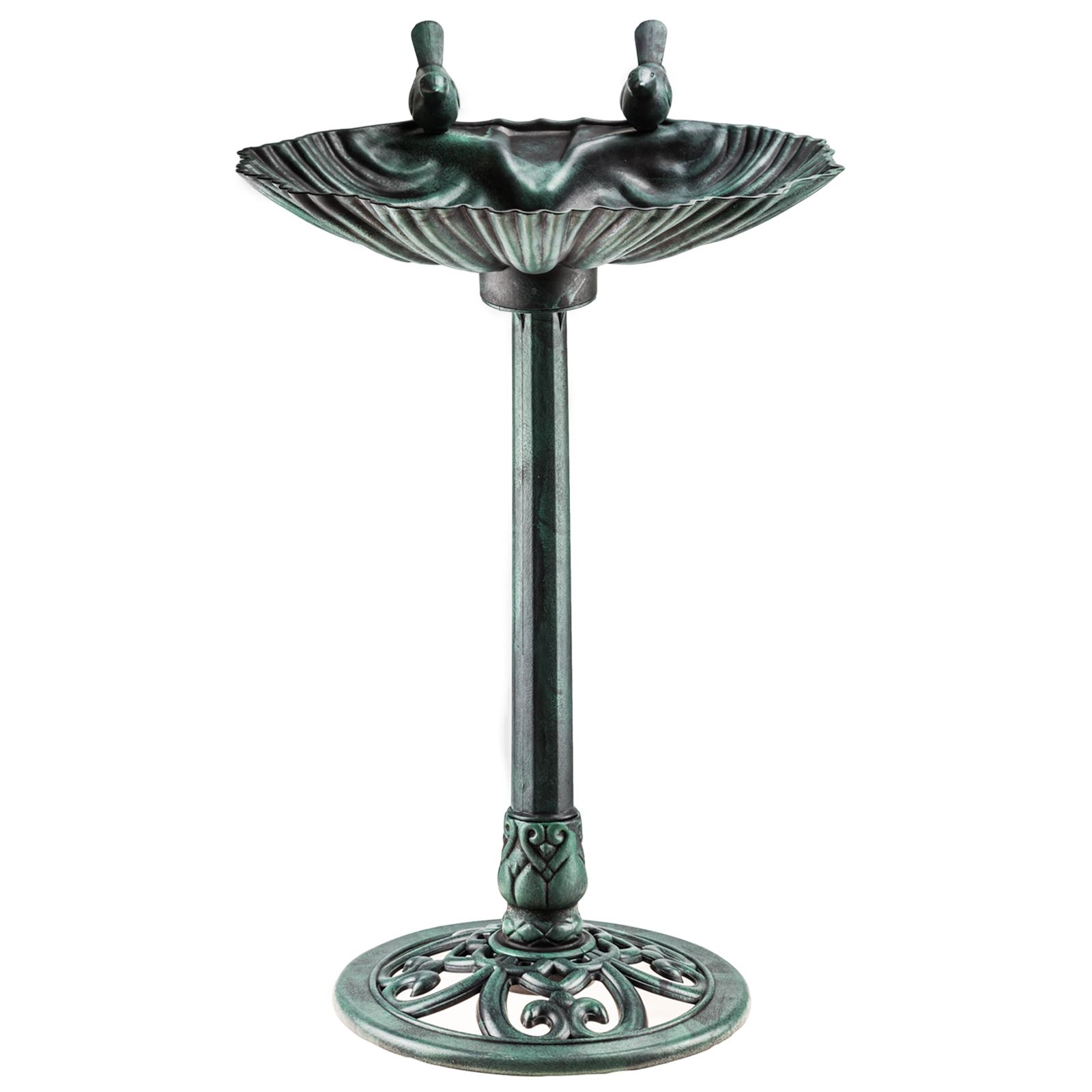 VICTORIAN BIRD BATH Pedestal Water Weather proof Table Outdoor Garden