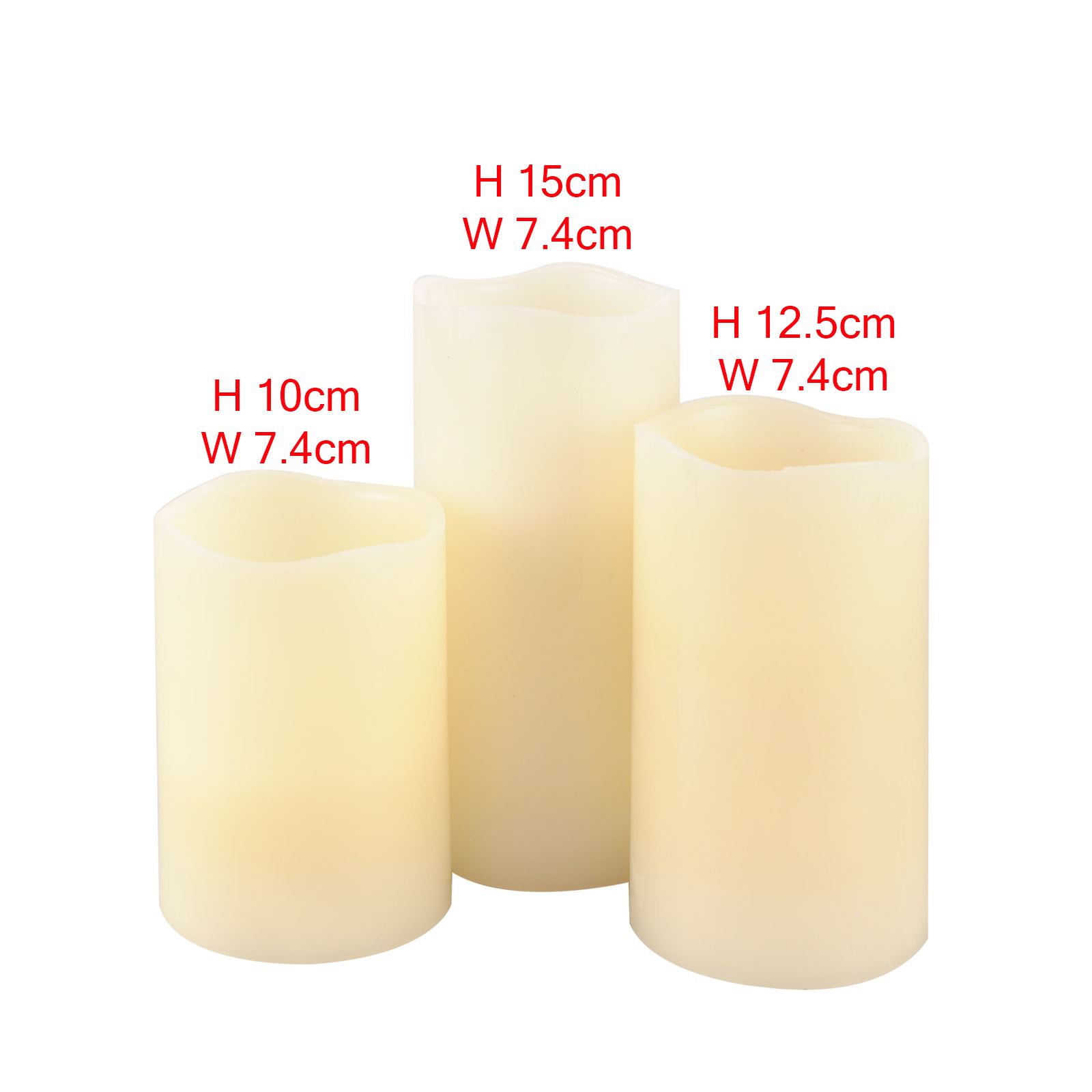 Scented Electric Candles Battery Flameless Led RGB Flickering Tea Lights Remote