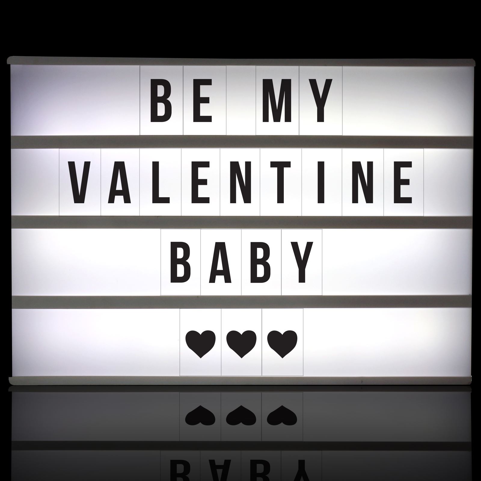 Cinematic Light Box Sign Extra Letter Packs Cinema Style For A4 Light