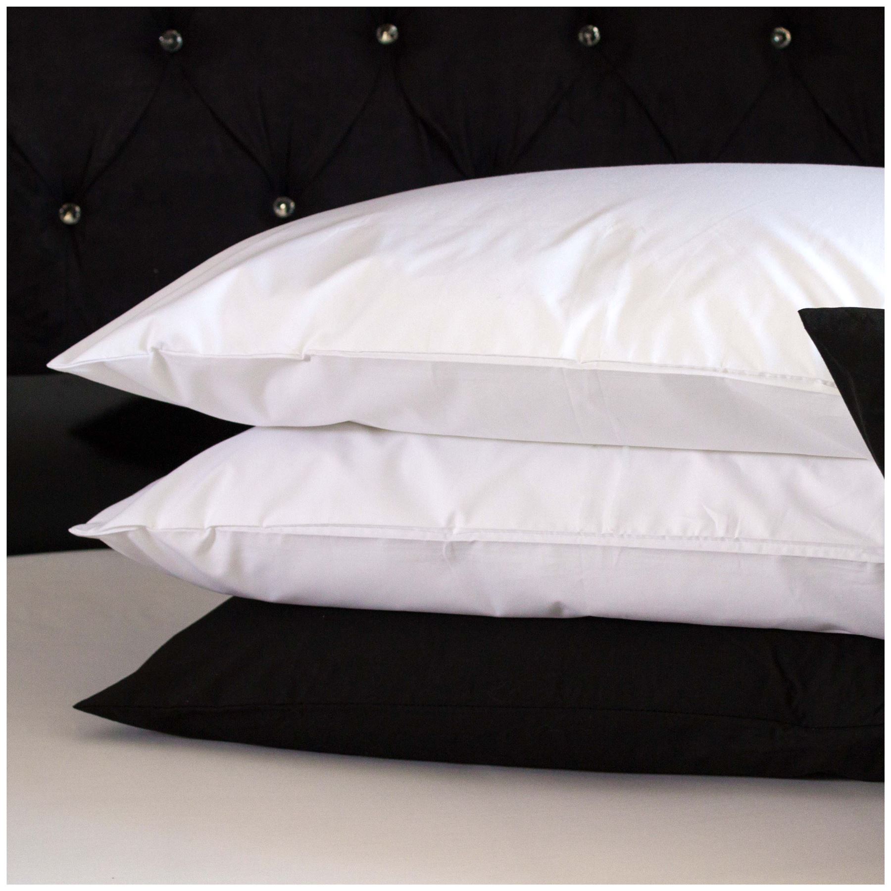 100 Cotton Fitted Bed Sheets Pillow Cases Single Double King Size
