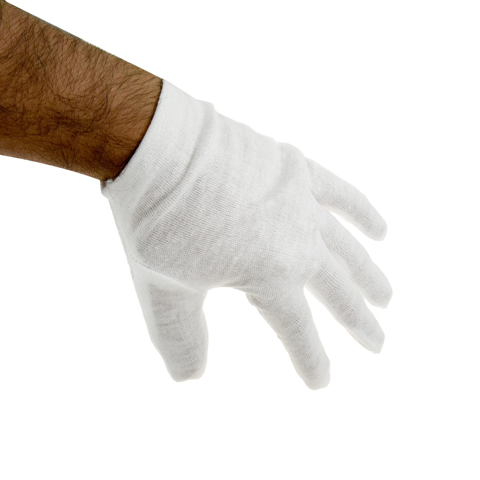 100 Cotton Gloves White Dermatological Overnight Moisturising Eczema