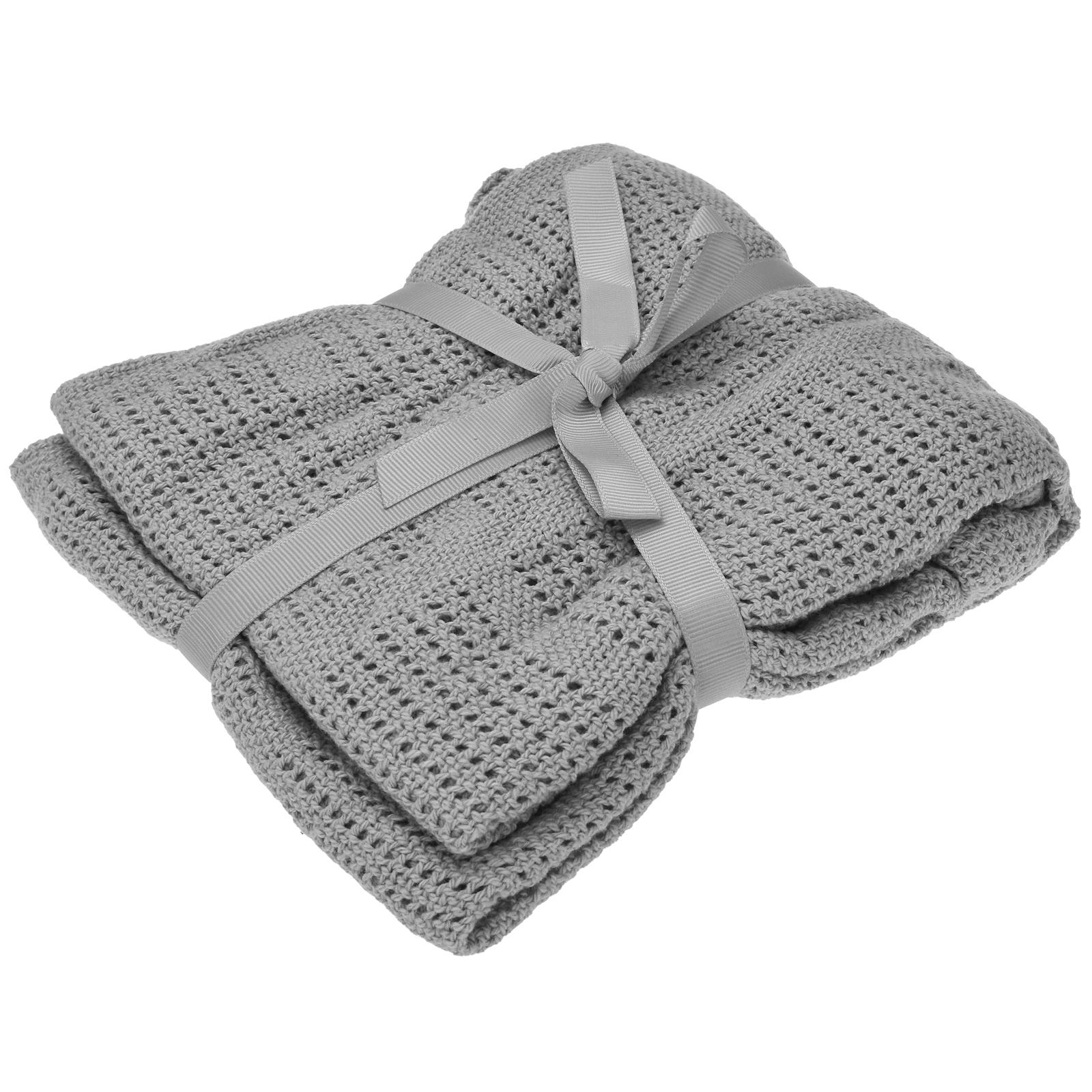 New 100 Cotton Baby Cellular Blanket Pram Cot Bed Moses Basket Crib 70