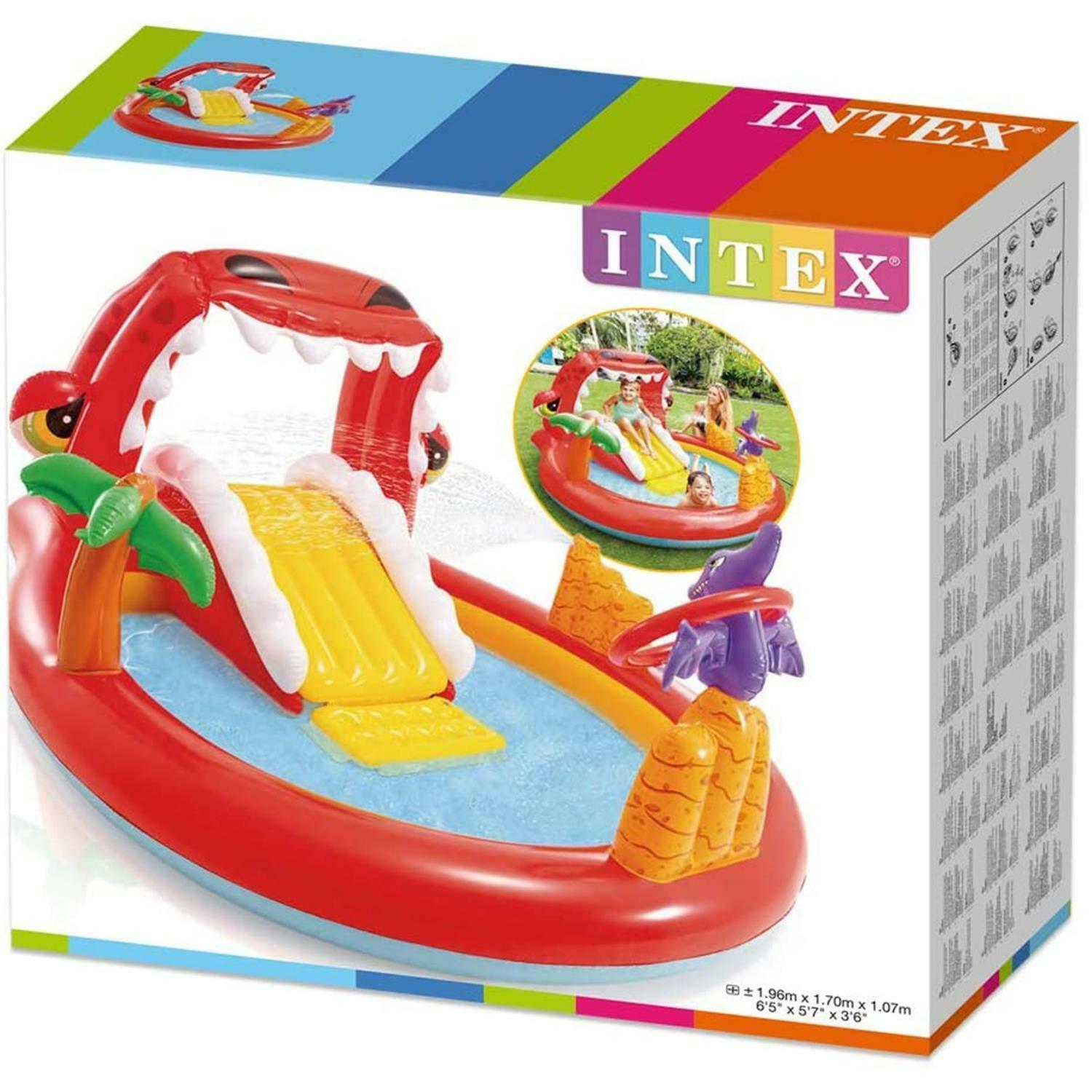 Kids Children Paddling Pool Set Outdoor Swimming Water Splash Fun