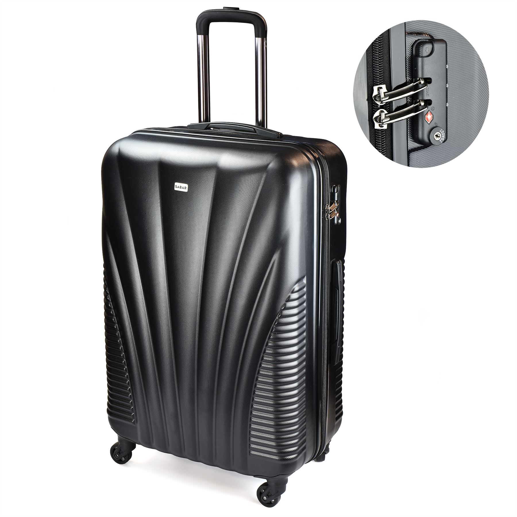 Luggage Set Hard Shell Trolley Suitcase Spinner Wheels Cabin TSA