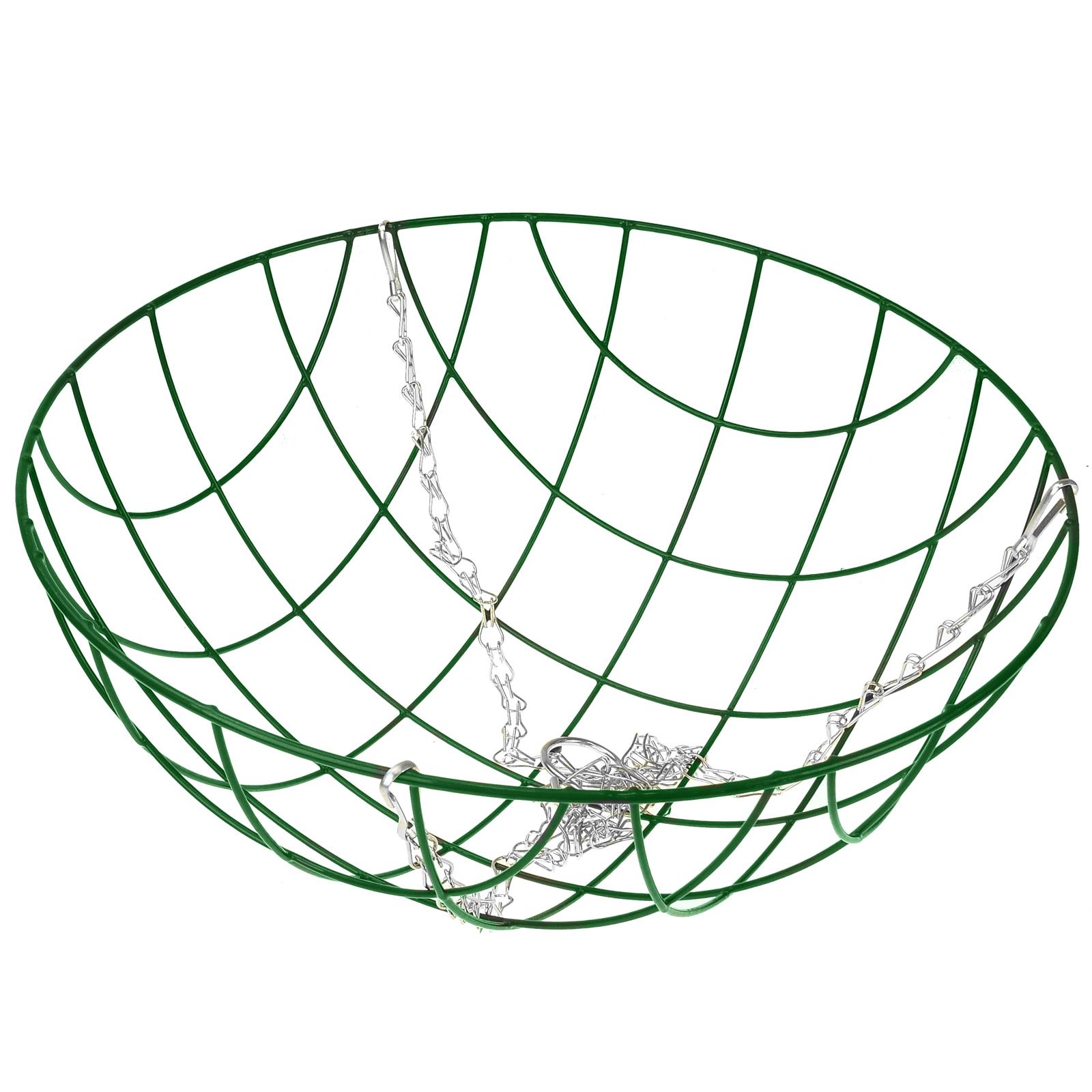 Rattan Hanging Basket Planters 12" 14" 16" Round Garden Planter Outdoor