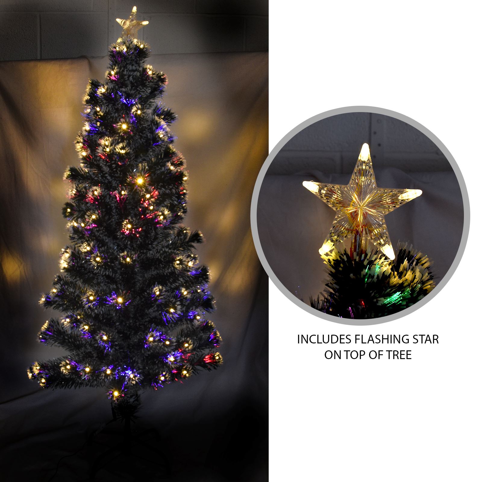 Artificial Green Xmas Trees Festive Snow Tipped Pine Cone Christmas