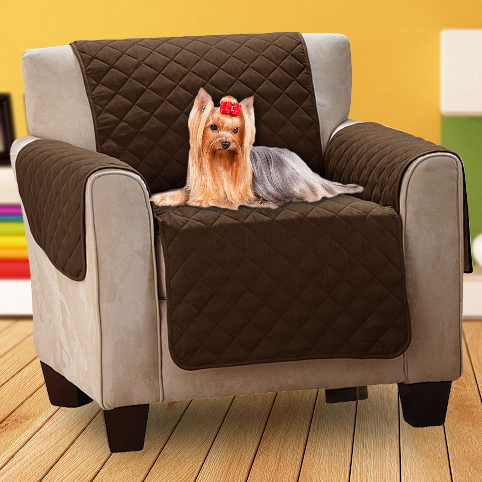 Luxury Quilted Pet Sofa Cover Water Resistant Chair Protector Furniture