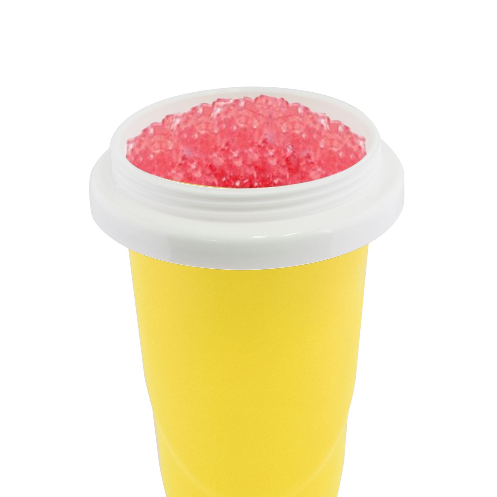 Squeeze Cup Slush Slushy Maker Freeze Ice Cold Frozen Drink With Spoon
