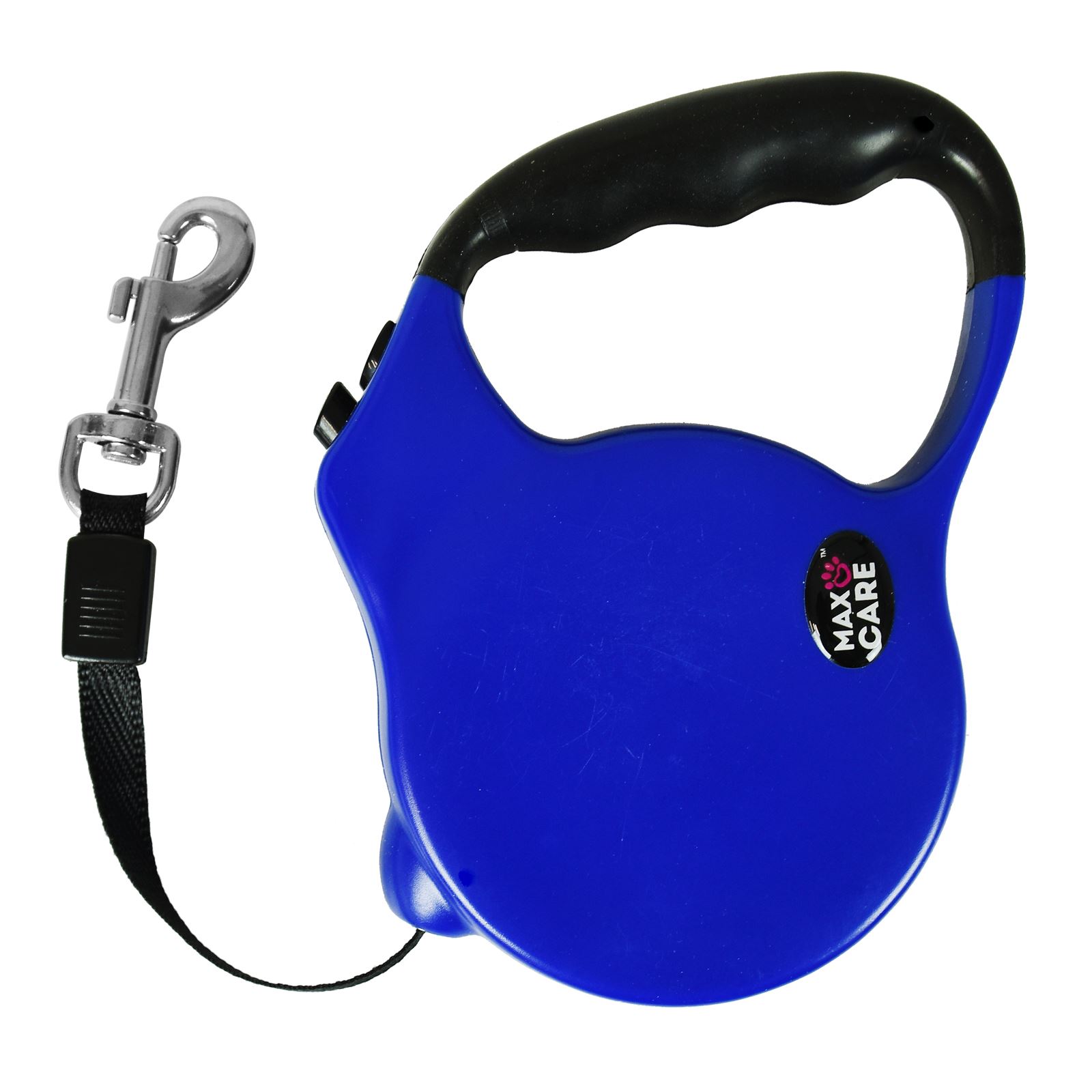 Max Care Blue Retractable Dog Lead Pet Puppy Walking Leash Extendable
