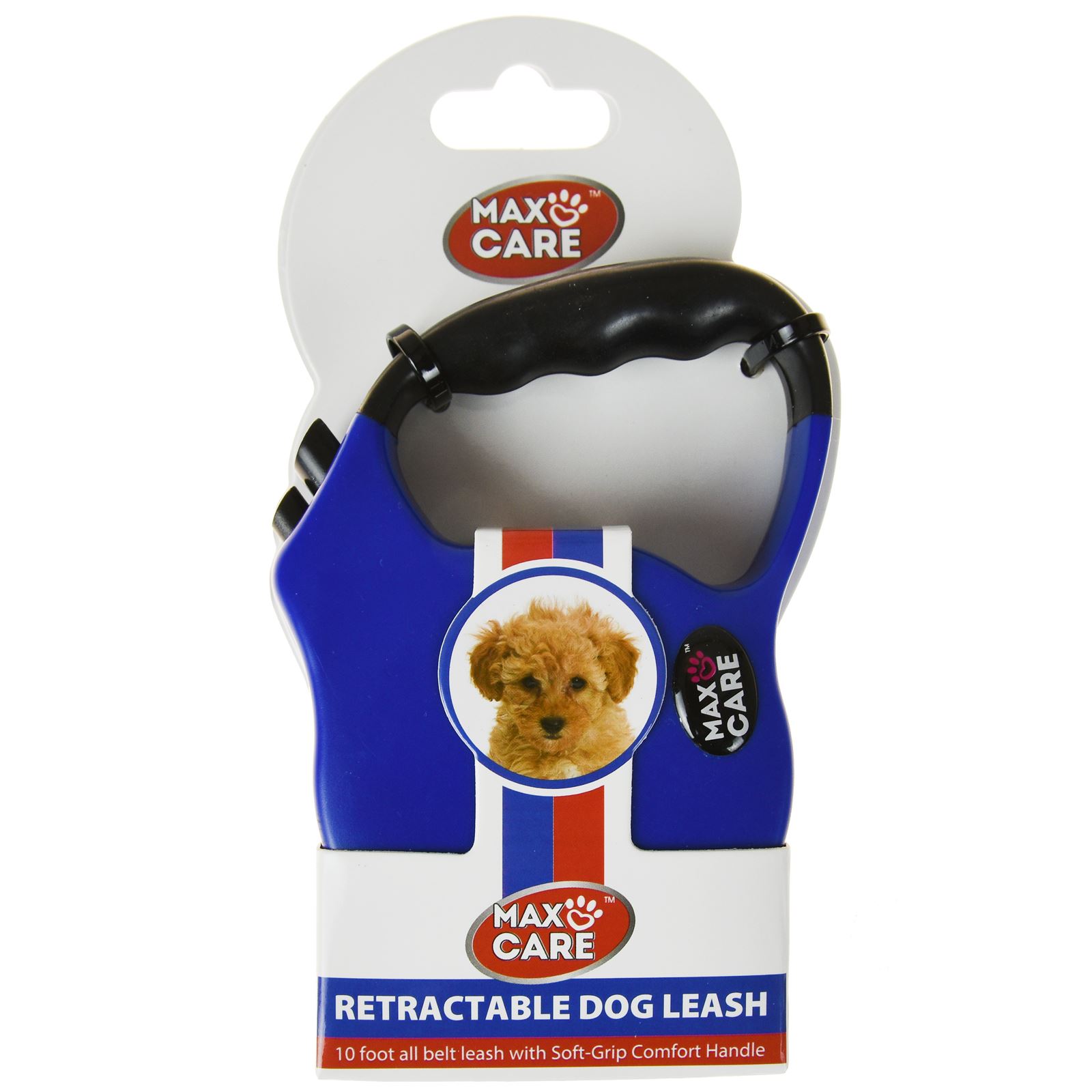 Max Care Blue Extendable Retractable Dog Lead Pet Puppy Walking Leash