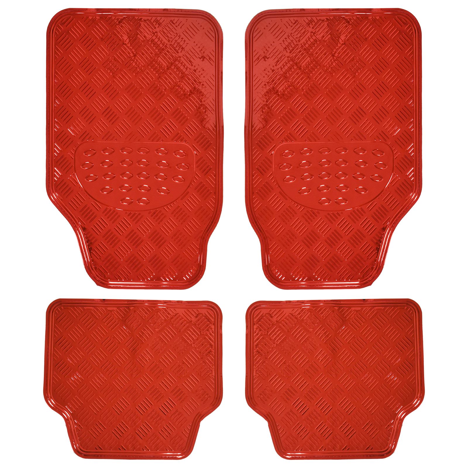 Heavy Duty Universal Car Floor Mat Set Non Slip Grip Rubber Carpet