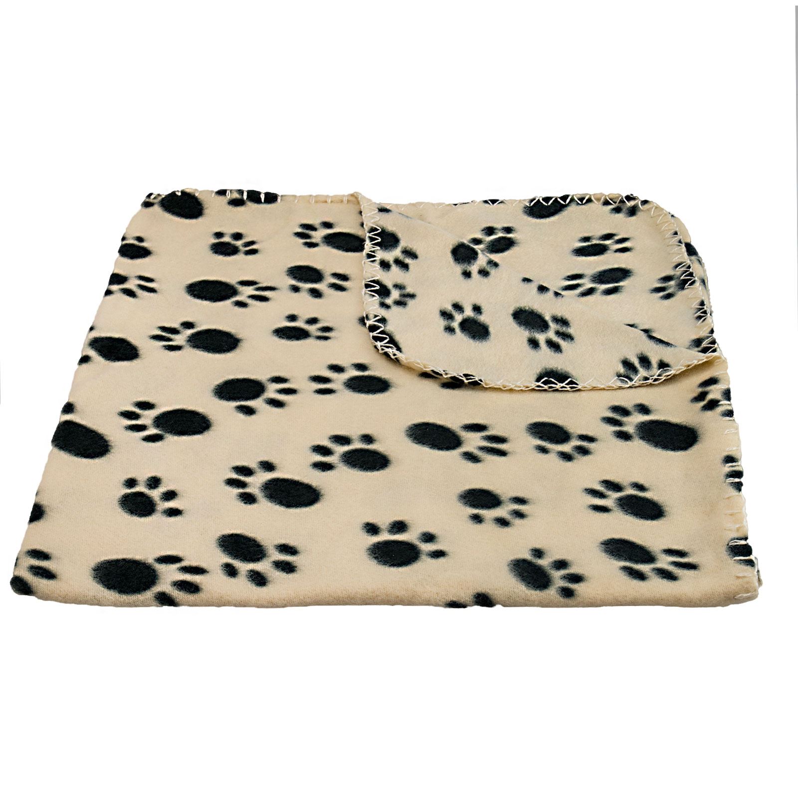 Winter Warmer Small Pet Bed Blanket Dogs Puppies Cats with Soft Fleece Paw Print eBay