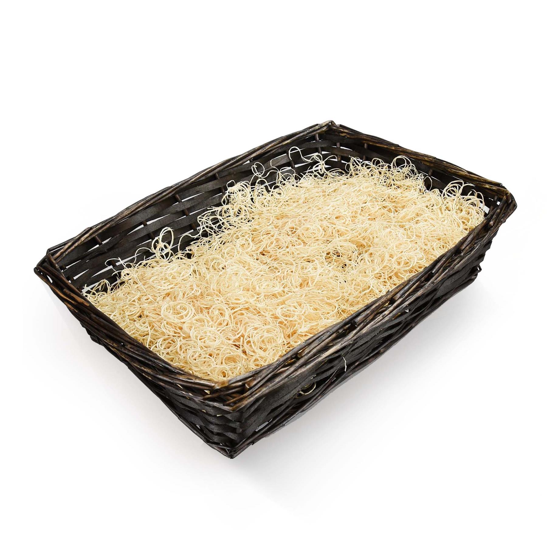 Make Your Own Gift Hamper Kit Wood Wool Bow Cellophane Bag Easter