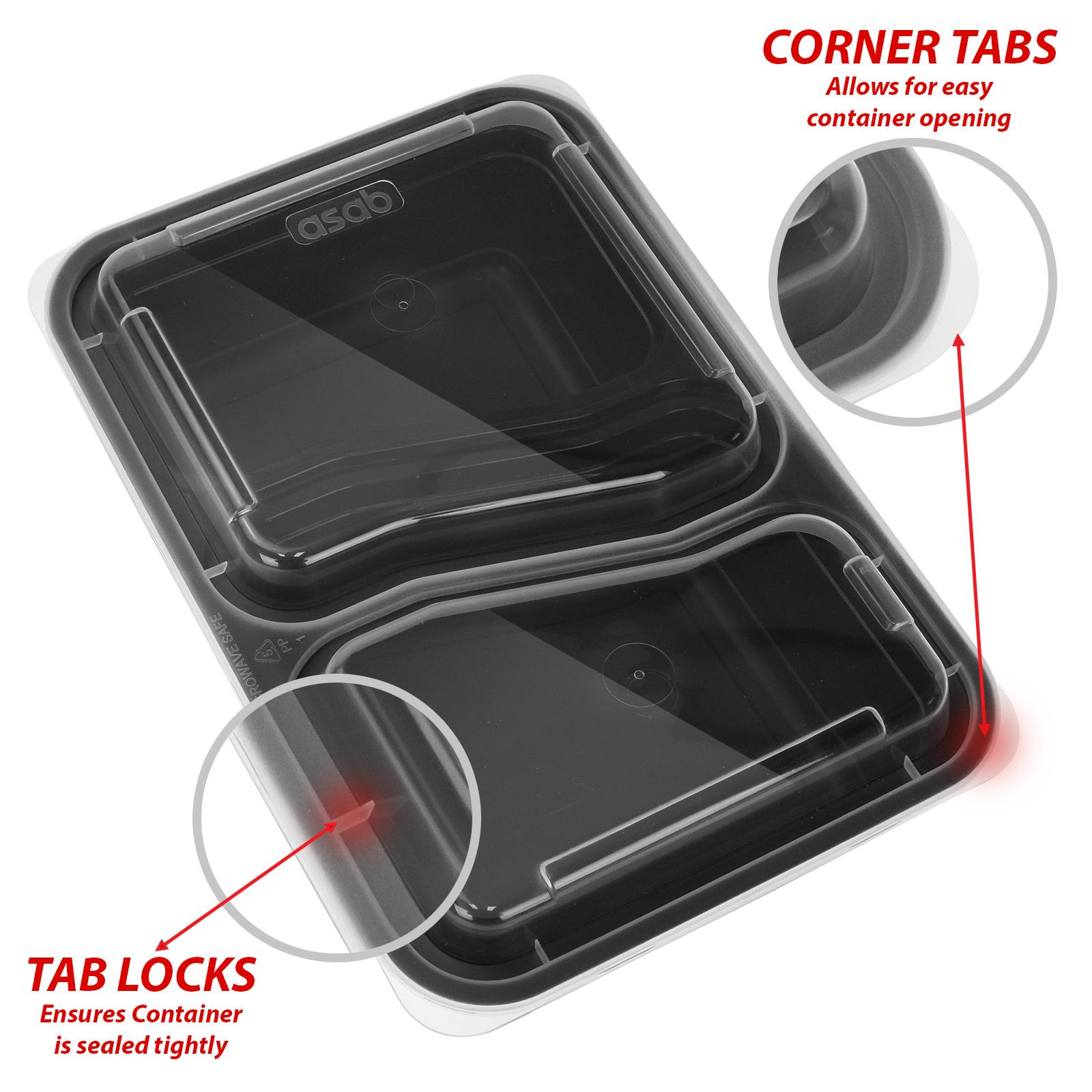 10 Pk Meal Prep Food Container Microwave BPA Free Plastic Lunch Box Stackable eBay