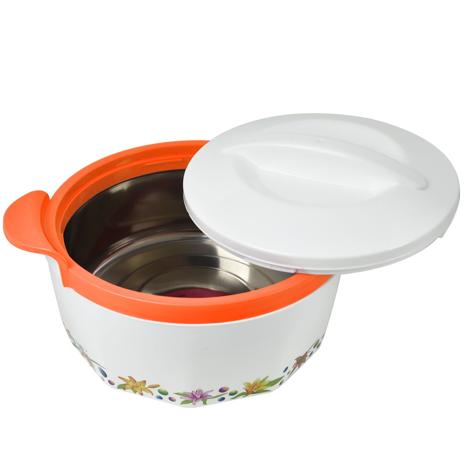 3pc Hot Pot Casserole Food Warmer Set Stainless Steel Insulated Serving