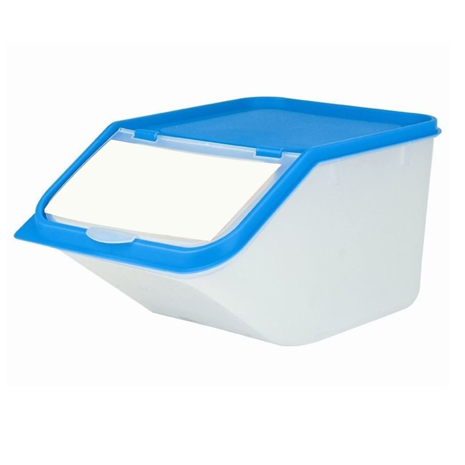 Dry Food Container With Scoop Large Storage Plastic Cereal Pet Dog Cat