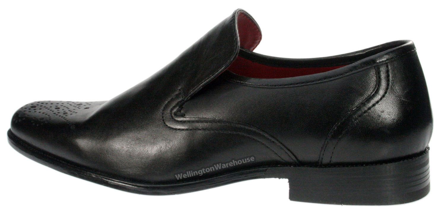 Mens Brown Slip On Smooth Square Toe Leather Shoes Mens Brown Slip On Smooth Square Toe Leather Shoes