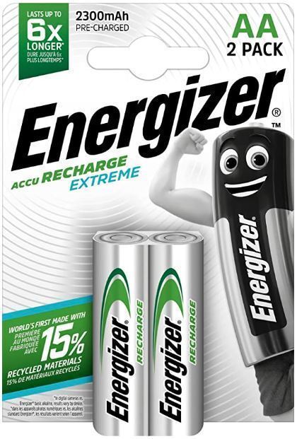 ENERGIZER AA RECHARGEABLE BATTERIES 2300mAh ***HIGH CAPACITY***