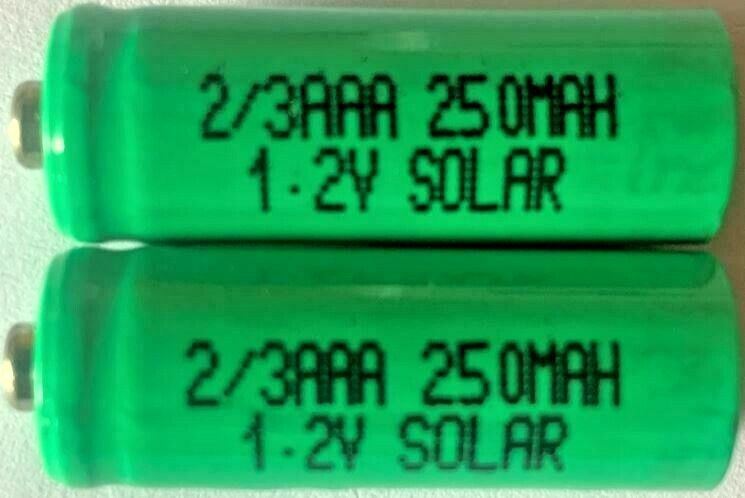 SOLAR LIGHT BATTERIES RECHARGEABLE AA 2/3AA AAA 1/3AAA 2/3AAA GARDEN LIGHTS - Picture 16 of 31