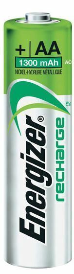AA ENERGIZER RECHARGEABLE BATTERIES Universal 1300mAh 1.2V HR6