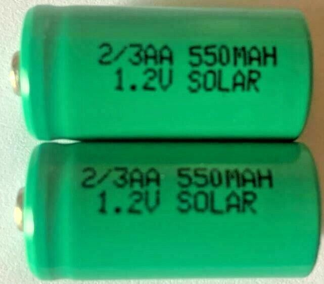 SOLAR LIGHT BATTERIES RECHARGEABLE AA 2/3AA AAA 1/3AAA 2/3AAA GARDEN LIGHTS - Picture 11 of 31