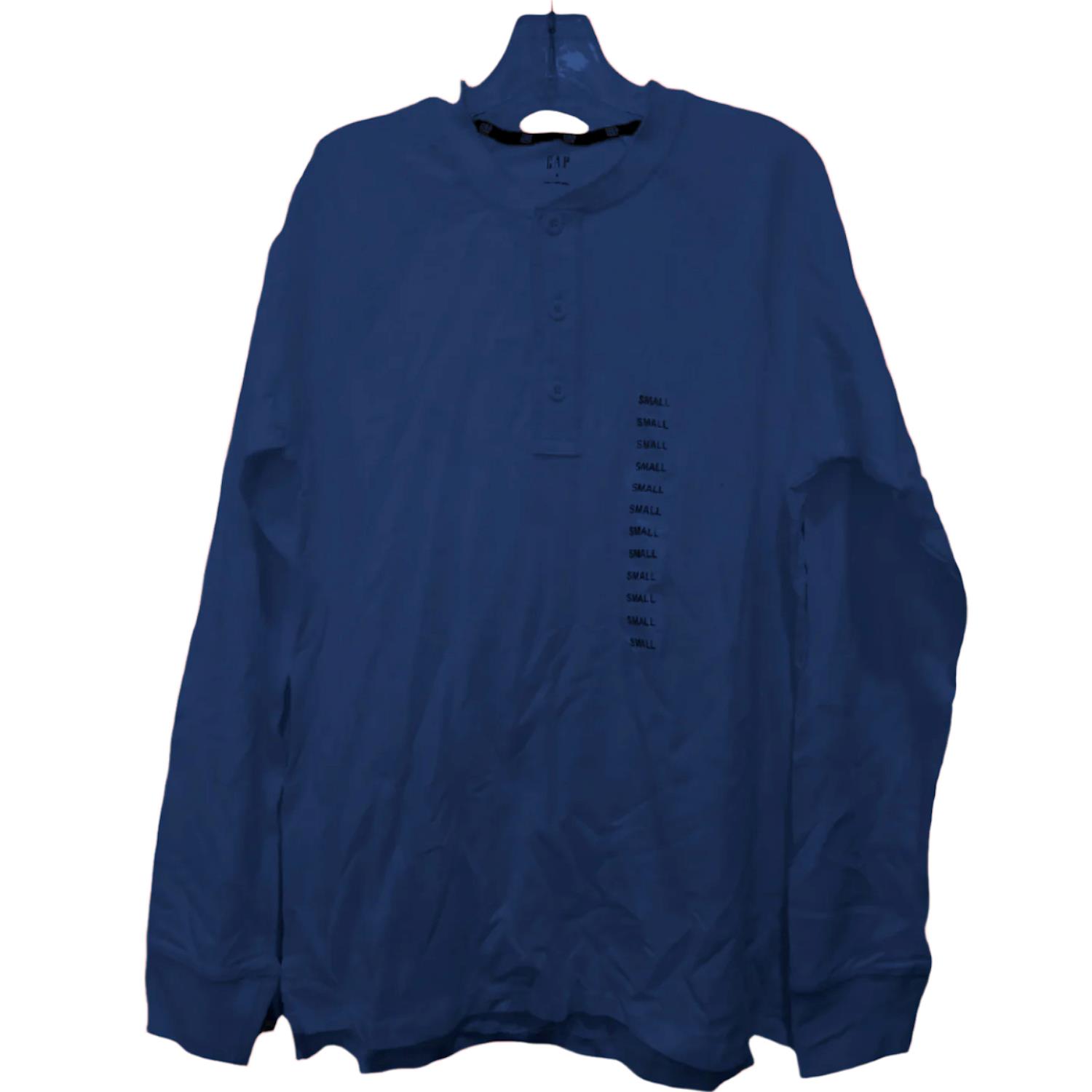 GAP Herren 100% Baumwolle Langarm 3 Knopf Henley Hemd - Bild 2 von 3