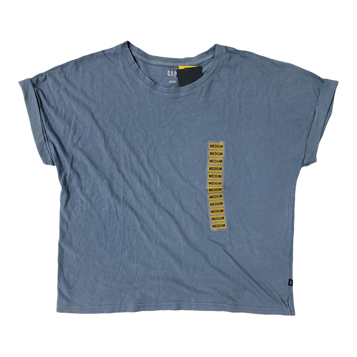 Camiseta para mujer GAP manga corta calce relajado lavada moda - Imagen 2 de 5