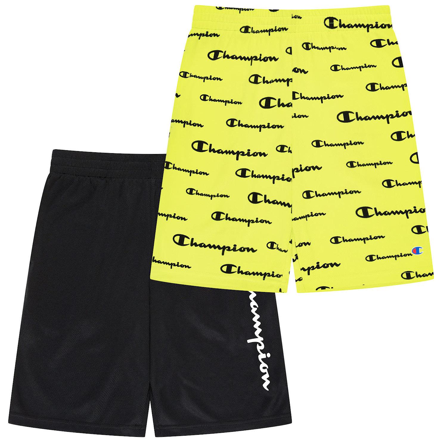 Champion Boy's Active Shorts 2 Pack UPF 30 Moisture Wicking - Picture 4 of 6