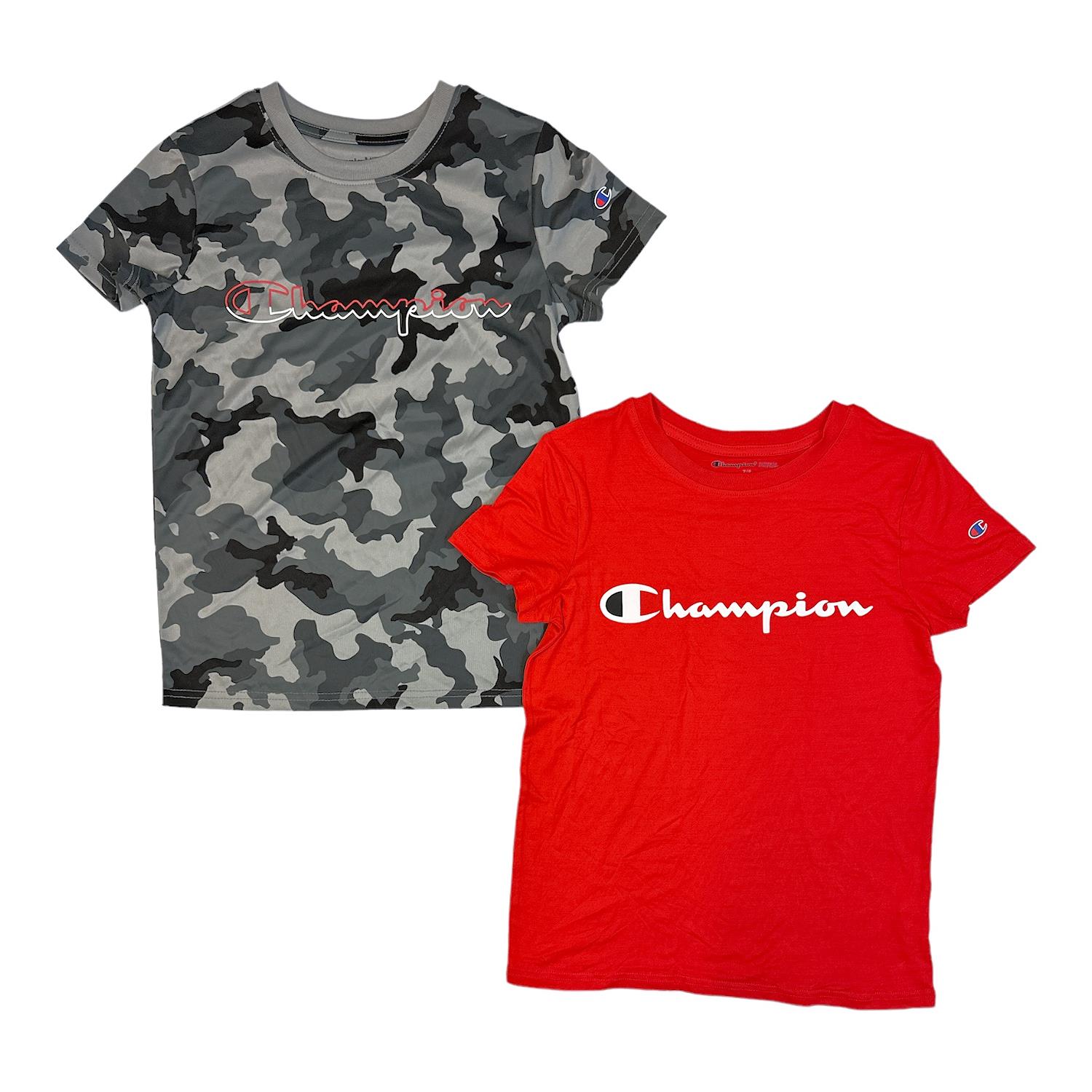 Champion Boys 2-Pack Moisture Wicking UPF 30 Soft Tagless Tees - Picture 4 of 4