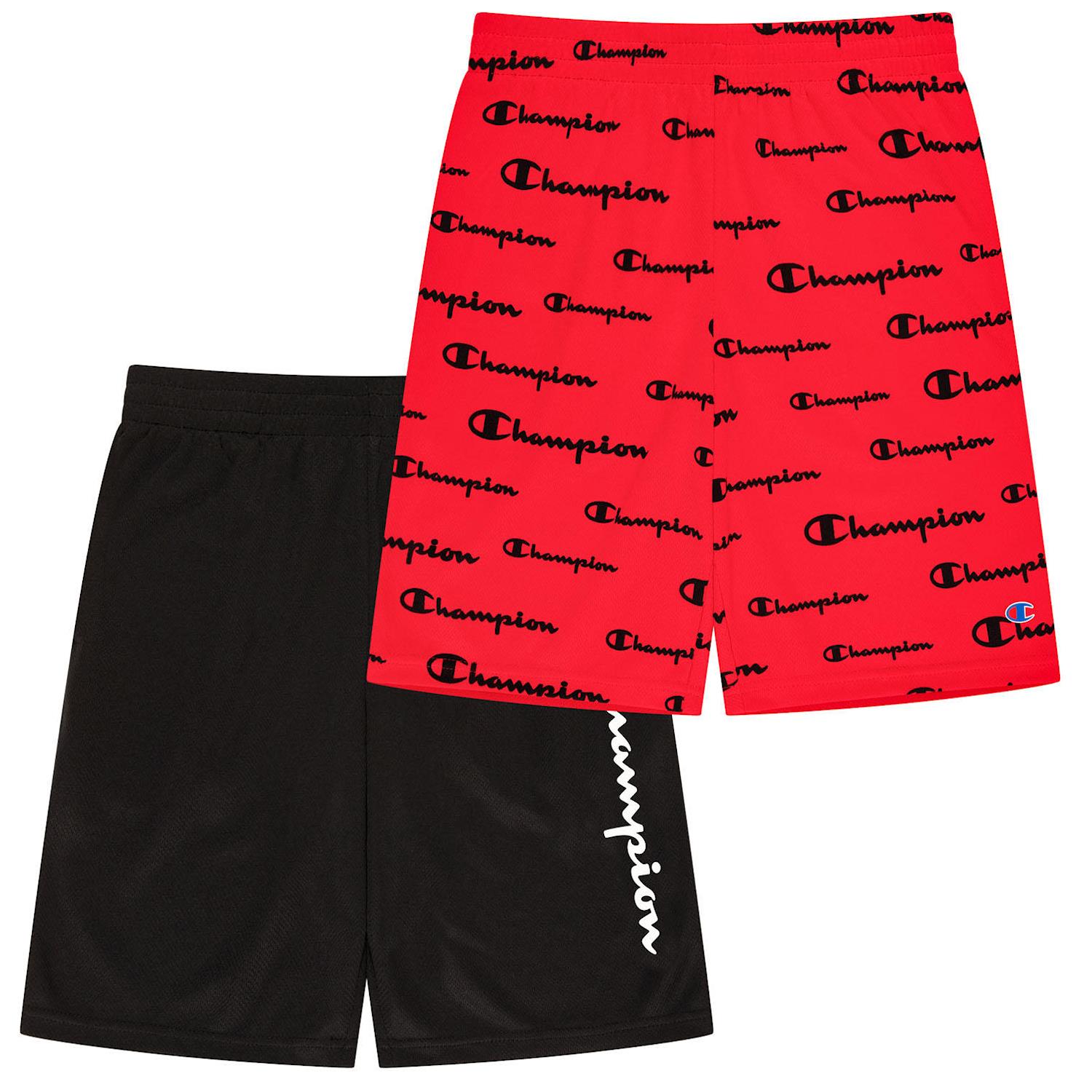 Champion Boy's Active Shorts 2 Pack UPF 30 Moisture Wicking - Picture 6 of 6
