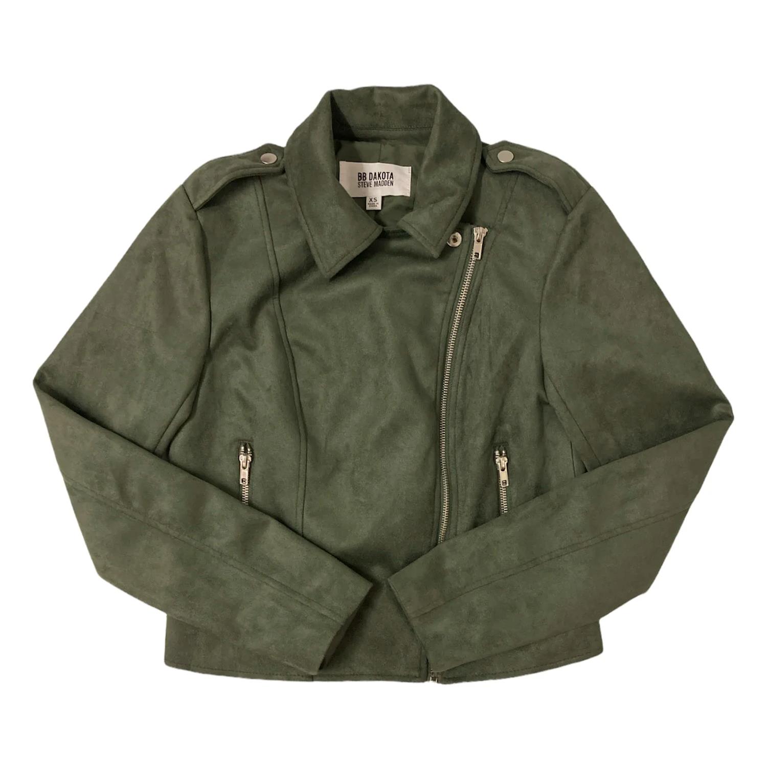 BB Dakota Steve Madden Damen Motorradjacke aus Wildlederimitat - Bild 3 von 3