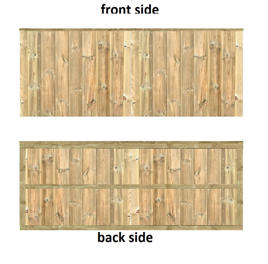 6x2 Premier Tongue & Groove Elite Fence Panels Smooth Planed Timber RRP