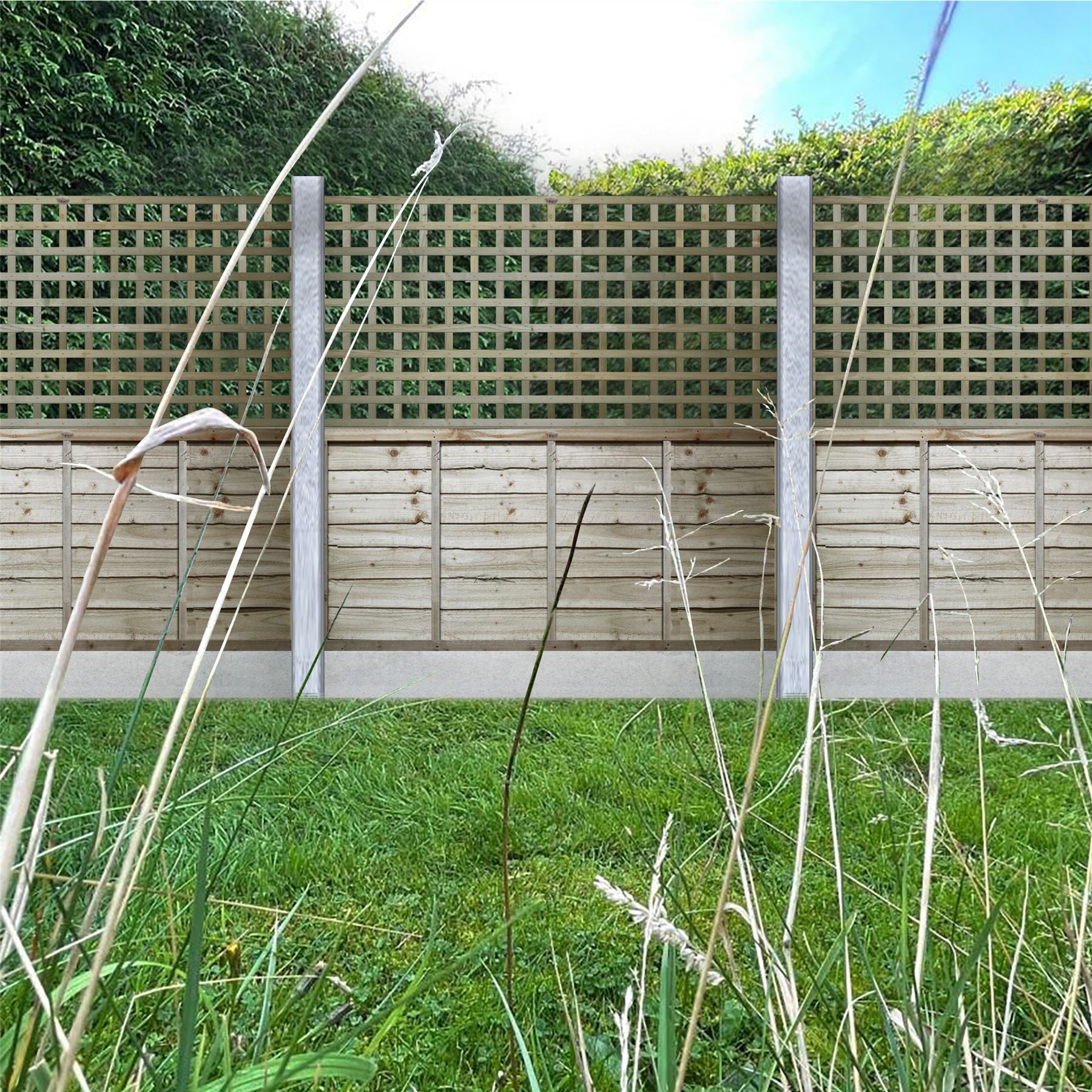 Premier Square Trellis Garden Lattice Climbing Privacy & Standard Style 4 sizes - Picture 38 of 55