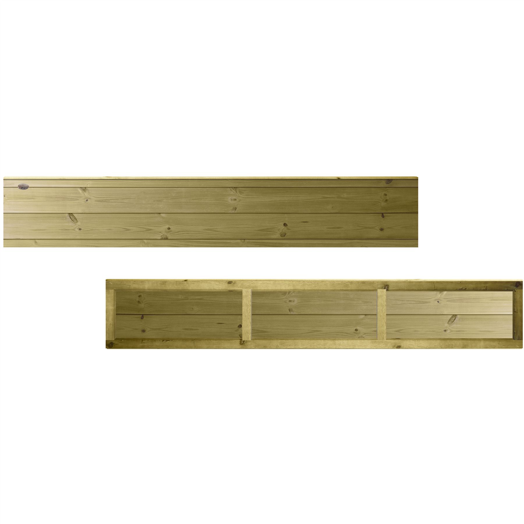 ULTIMATE Garden Fence Panel Horizontal Interlocked Tongue & Groove Smooth Timber